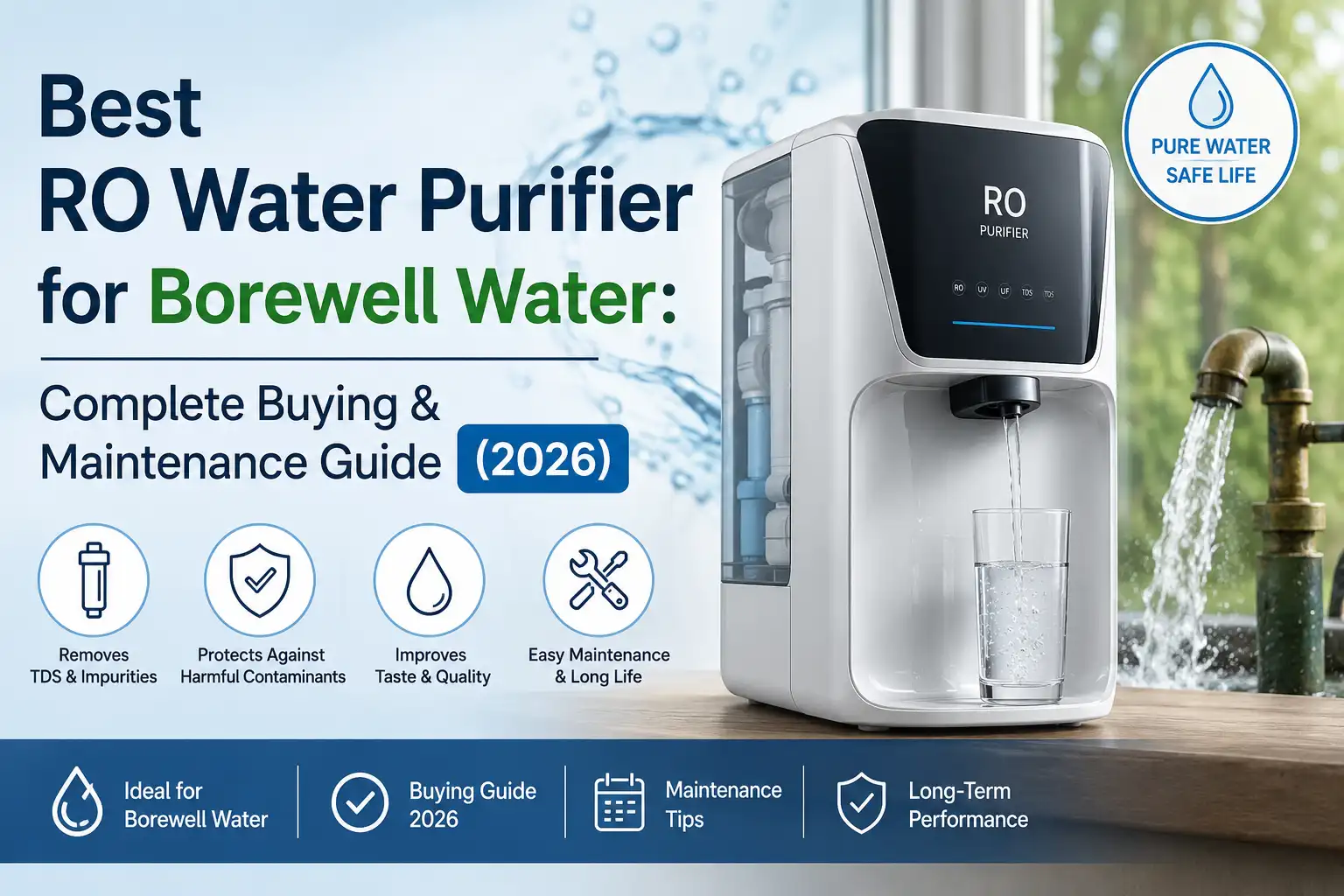 Best RO Water Purifier for Borewell Water