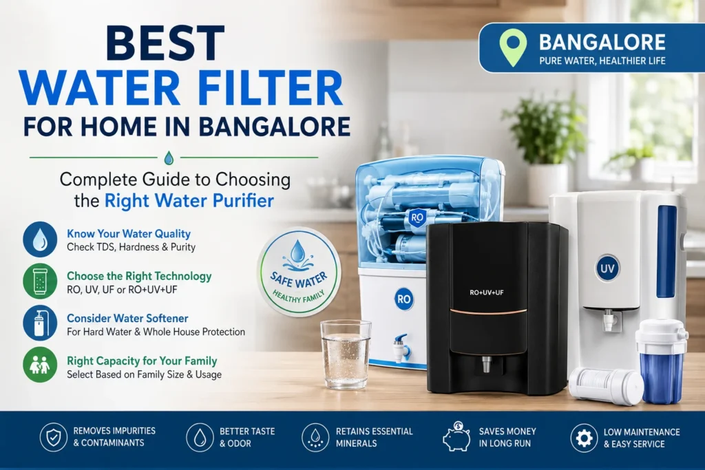 Best Water Filters for Bangalore Homes